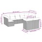 vidaXL 9-tlg. Garten-Sofagarnitur mit Kissen Beige Poly Rattan vidaXL 9-tlg. Garten-Sofagarnitur mit Kissen Beige Poly Rattan
