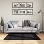 vidaXL Shaggy-Teppich PAMPLONA Hochflor Modern Schwarz 120x120 cm vidaXL Shaggy-Teppich PAMPLONA Hochflor Modern Schwarz 120x120 cm