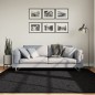 vidaXL Shaggy-Teppich PAMPLONA Hochflor Modern Schwarz 200x200 cm vidaXL Shaggy-Teppich PAMPLONA Hochflor Modern Schwarz 200x200 cm