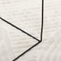 vidaXL Teppich IZA Kurzflor Skandinavischer Look Creme 140x200 cm vidaXL Teppich IZA Kurzflor Skandinavischer Look Creme 140x200 cm