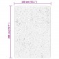 vidaXL Teppich IZA Kurzflor Skandinavischer Look Creme 140x200 cm vidaXL Teppich IZA Kurzflor Skandinavischer Look Creme 140x200 cm