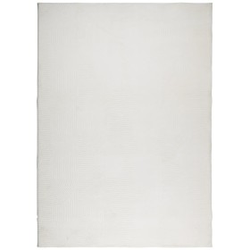 vidaXL Teppich IZA Kurzflor Skandinavischer Look Creme 200x280 cm