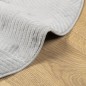 vidaXL Teppich IZA Kurzflor Skandinavischer Look Grau Ø 80 cm vidaXL Teppich IZA Kurzflor Skandinavischer Look Grau Ø 80 cm