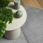 vidaXL Teppich IZA Kurzflor Skandinavischer Look Grau Ø 80 cm vidaXL Teppich IZA Kurzflor Skandinavischer Look Grau Ø 80 cm