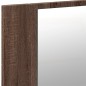 vidaXL LED-Spiegelschrank Braun Eichen-Optik 80x12x45 cm Acryl vidaXL LED-Spiegelschrank Braun Eichen-Optik 80x12x45 cm Acryl