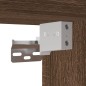 vidaXL LED-Spiegelschrank Braun Eichen-Optik 80x12x45 cm Acryl vidaXL LED-Spiegelschrank Braun Eichen-Optik 80x12x45 cm Acryl