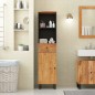 vidaXL Badschrank 38x33x160 cm Massivholz Akazie vidaXL Badschrank 38x33x160 cm Massivholz Akazie