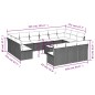 vidaXL 14-tlg. Garten-Sofagarnitur mit Kissen Beige Poly Rattan vidaXL 14-tlg. Garten-Sofagarnitur mit Kissen Beige Poly Rattan