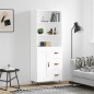 vidaXL Highboard Weiß 69,5x34x180 cm Holzwerkstoff vidaXL Highboard Weiß 69,5x34x180 cm Holzwerkstoff