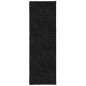vidaXL Shaggy-Teppich PAMPLONA Hochflor Modern Schwarz 80x250 cm vidaXL Shaggy-Teppich PAMPLONA Hochflor Modern Schwarz 80x250 cm