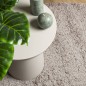 vidaXL Shaggy-Teppich PAMPLONA Hochflor Modern Beige 160x160 cm vidaXL Shaggy-Teppich PAMPLONA Hochflor Modern Beige 160x160 cm