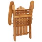 vidaXL 4-tlg. Garten-Lounge-Set Adirondack Massivholz Akazie vidaXL 4-tlg. Garten-Lounge-Set Adirondack Massivholz Akazie