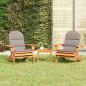 vidaXL 3-tlg. Garten-Lounge-Set Adirondack Massivholz Akazie vidaXL 3-tlg. Garten-Lounge-Set Adirondack Massivholz Akazie