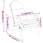 vidaXL 3-tlg. Garten-Lounge-Set Adirondack Massivholz Akazie vidaXL 3-tlg. Garten-Lounge-Set Adirondack Massivholz Akazie