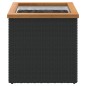 vidaXL Pflanzkübel Schwarz 80x80x40 cm Poly Rattan vidaXL Pflanzkübel Schwarz 80x80x40 cm Poly Rattan