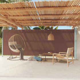 vidaXL Seitenmarkise Ausziehbar 200x600 cm Braun