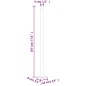 vidaXL Seitenmarkise Ausziehbar 200x600 cm Braun vidaXL Seitenmarkise Ausziehbar 200x600 cm Braun
