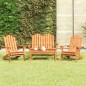 vidaXL 4-tlg. Garten-Lounge-Set Adirondack Massivholz Akazie vidaXL 4-tlg. Garten-Lounge-Set Adirondack Massivholz Akazie