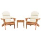 vidaXL 3-tlg. Garten-Lounge-Set Adirondack Massivholz Akazie vidaXL 3-tlg. Garten-Lounge-Set Adirondack Massivholz Akazie