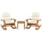 vidaXL 3-tlg. Garten-Lounge-Set Adirondack Massivholz Akazie vidaXL 3-tlg. Garten-Lounge-Set Adirondack Massivholz Akazie