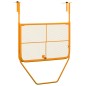 vidaXL Balkontisch Gelb 60x40 cm Stahl vidaXL Balkontisch Gelb 60x40 cm Stahl