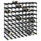 vidaXL Weinregal für 72 Flaschen Schwarz Massivholz Kiefer vidaXL Weinregal für 72 Flaschen Schwarz Massivholz Kiefer