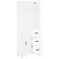 vidaXL Highboard Weiß 69,5x34x180 cm Holzwerkstoff vidaXL Highboard Weiß 69,5x34x180 cm Holzwerkstoff
