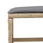 vidaXL Gartenhocker Kissen 4Stk. Beigemischung 41x41x36 cm Poly Rattan vidaXL Gartenhocker Kissen 4Stk. Beigemischung 41x41x36 cm Poly Rattan