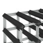 vidaXL Weinregal für 42 Flaschen Schwarz Massivholz Kiefer vidaXL Weinregal für 42 Flaschen Schwarz Massivholz Kiefer