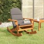 vidaXL Adirondack-Schaukelstuhl mit Kissen Massivholz Akazie vidaXL Adirondack-Schaukelstuhl mit Kissen Massivholz Akazie