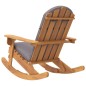vidaXL Adirondack-Schaukelstuhl mit Kissen Massivholz Akazie vidaXL Adirondack-Schaukelstuhl mit Kissen Massivholz Akazie
