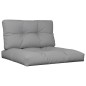vidaXL Palettenkissen 2-tlg. Grau Stoff vidaXL Palettenkissen 2-tlg. Grau Stoff