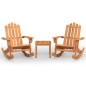 vidaXL 3-tlg. Garten-Lounge-Set Adirondack Massivholz Akazie vidaXL 3-tlg. Garten-Lounge-Set Adirondack Massivholz Akazie