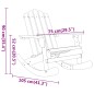 vidaXL 3-tlg. Garten-Lounge-Set Adirondack Massivholz Akazie vidaXL 3-tlg. Garten-Lounge-Set Adirondack Massivholz Akazie