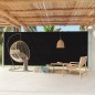 vidaXL Seitenmarkise Ausziehbar 220x600 cm Schwarz vidaXL Seitenmarkise Ausziehbar 220x600 cm Schwarz