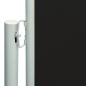 vidaXL Seitenmarkise Ausziehbar 220x600 cm Schwarz vidaXL Seitenmarkise Ausziehbar 220x600 cm Schwarz