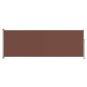vidaXL Seitenmarkise Ausziehbar 220x600 cm Braun