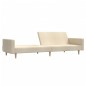 vidaXL Schlafsofa 2-Sitzer Creme Stoff vidaXL Schlafsofa 2-Sitzer Creme Stoff