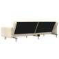 vidaXL Schlafsofa 2-Sitzer Creme Stoff vidaXL Schlafsofa 2-Sitzer Creme Stoff