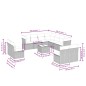 vidaXL 12-tlg. Garten-Sofagarnitur mit Kissen Schwarz Poly Rattan vidaXL 12-tlg. Garten-Sofagarnitur mit Kissen Schwarz Poly Rattan