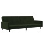 vidaXL Schlafsofa 2-Sitzer Dunkelgrün Samt vidaXL Schlafsofa 2-Sitzer Dunkelgrün Samt