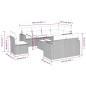 vidaXL 9-tlg. Garten-Sofagarnitur mit Kissen Beige Poly Rattan vidaXL 9-tlg. Garten-Sofagarnitur mit Kissen Beige Poly Rattan