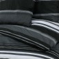 vidaXL Bettwäsche-Set Schwarz und Weiß 260x240 cm Baumwolle vidaXL Bettwäsche-Set Schwarz und Weiß 260x240 cm Baumwolle