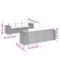 vidaXL 7-tlg. Garten-Sofagarnitur mit Kissen Beige Poly Rattan vidaXL 7-tlg. Garten-Sofagarnitur mit Kissen Beige Poly Rattan