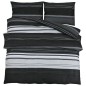 vidaXL Bettwäsche-Set Schwarz und Weiß 155x220 cm Baumwolle vidaXL Bettwäsche-Set Schwarz und Weiß 155x220 cm Baumwolle