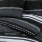 vidaXL Bettwäsche-Set Schwarz und Weiß 155x220 cm Baumwolle vidaXL Bettwäsche-Set Schwarz und Weiß 155x220 cm Baumwolle