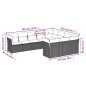 vidaXL 10-tlg. Garten-Sofagarnitur mit Kissen Schwarz Poly Rattan vidaXL 10-tlg. Garten-Sofagarnitur mit Kissen Schwarz Poly Rattan