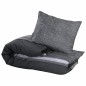 vidaXL Bettwäsche-Set Dunkelgrau 200x220 cm Baumwolle vidaXL Bettwäsche-Set Dunkelgrau 200x220 cm Baumwolle