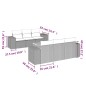 vidaXL 7-tlg. Garten-Sofagarnitur mit Kissen Schwarz Poly Rattan vidaXL 7-tlg. Garten-Sofagarnitur mit Kissen Schwarz Poly Rattan