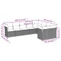 vidaXL 9-tlg. Garten-Sofagarnitur mit Kissen Grau Poly Rattan vidaXL 9-tlg. Garten-Sofagarnitur mit Kissen Grau Poly Rattan